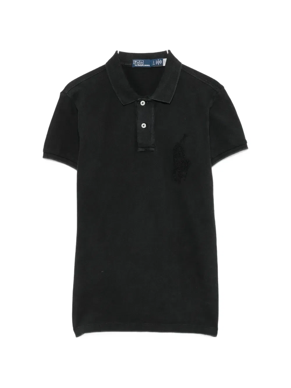 Топ-поло с короткими рукавами Polo Ralph Lauren, черный