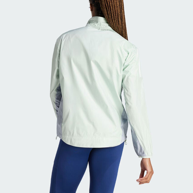 COLORBLOCK Куртка женская льняная зеленая Adidas — фото 3