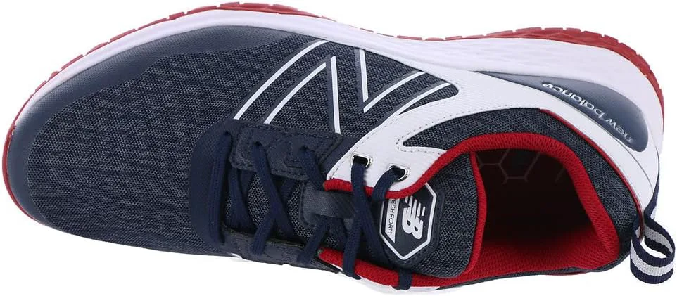 Мужские гольф-кроссовки New Balance Fresh Foam Contend, темно-синий/красный — фото 3