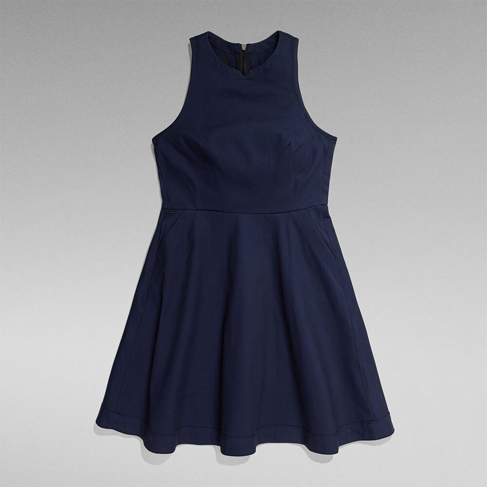 

Короткое платье G-Star Core Fit And Flare, синий