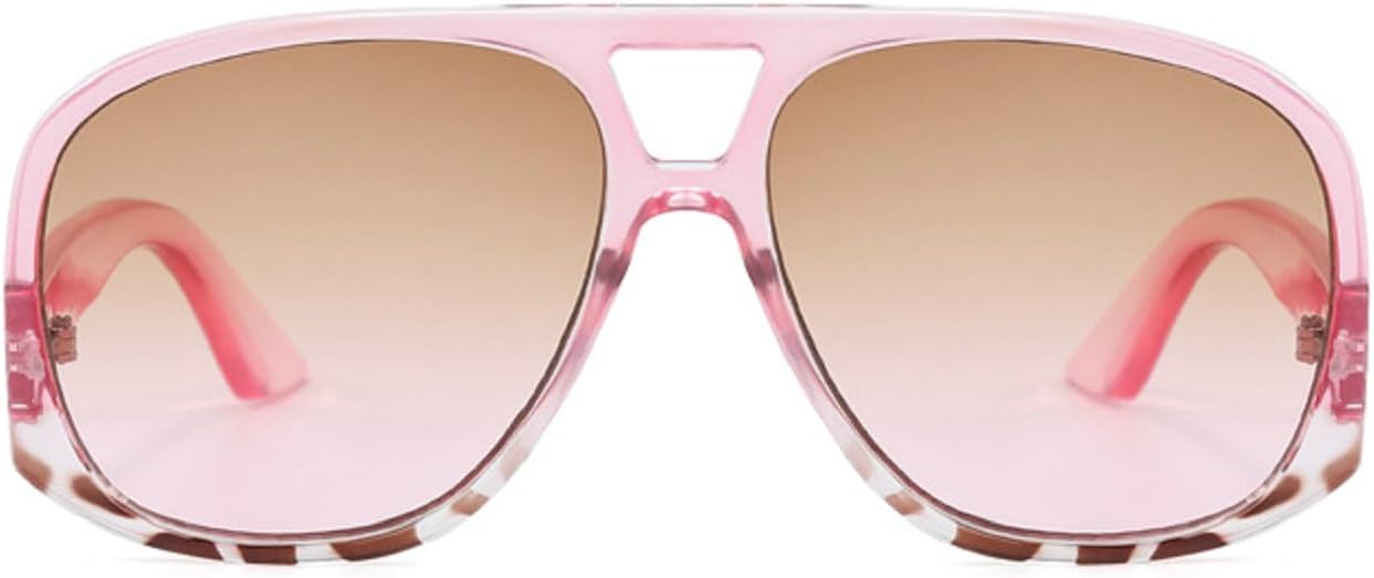 

Большие женские солнцезащитные очки-пилот, модные градиентные оттенки, защита от УФ-излучения UV400; мужские модные зеленые и розовые солнцезащитные очки 6201 Melrose, Pink