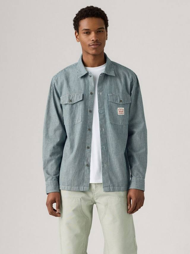 

Хлопковая рабочая рубашка с длинными рукавами Levi's