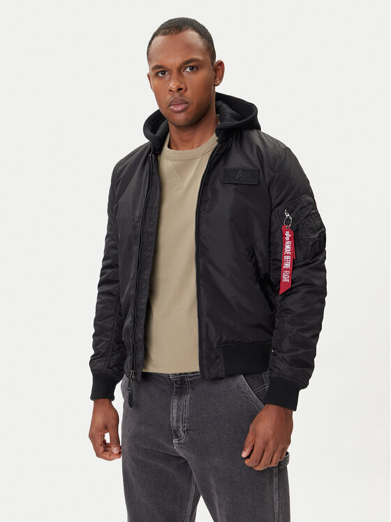 

Бомбер regular fit MA-1 TT Hood Two Tone 258100 Alpha Industries, чёрный, Черный, Бомбер regular fit MA-1 TT Hood Two Tone 258100 Alpha Industries, чёрный