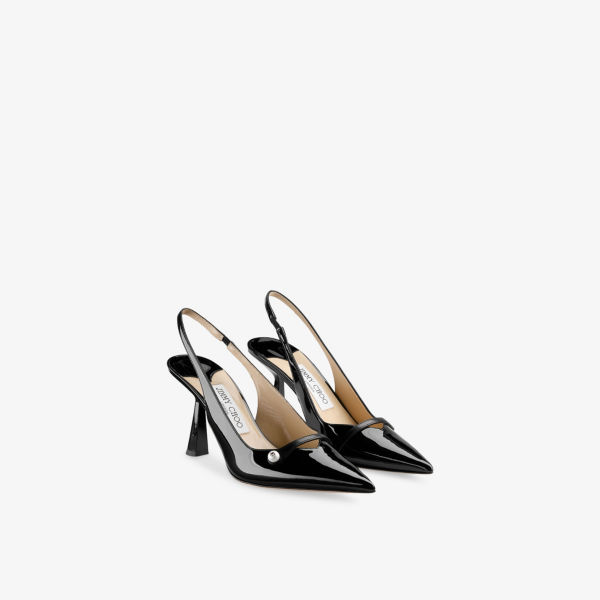 Босоножки на шпильке Jimmy Choo Амита лакированные, мультиколор — фото 3