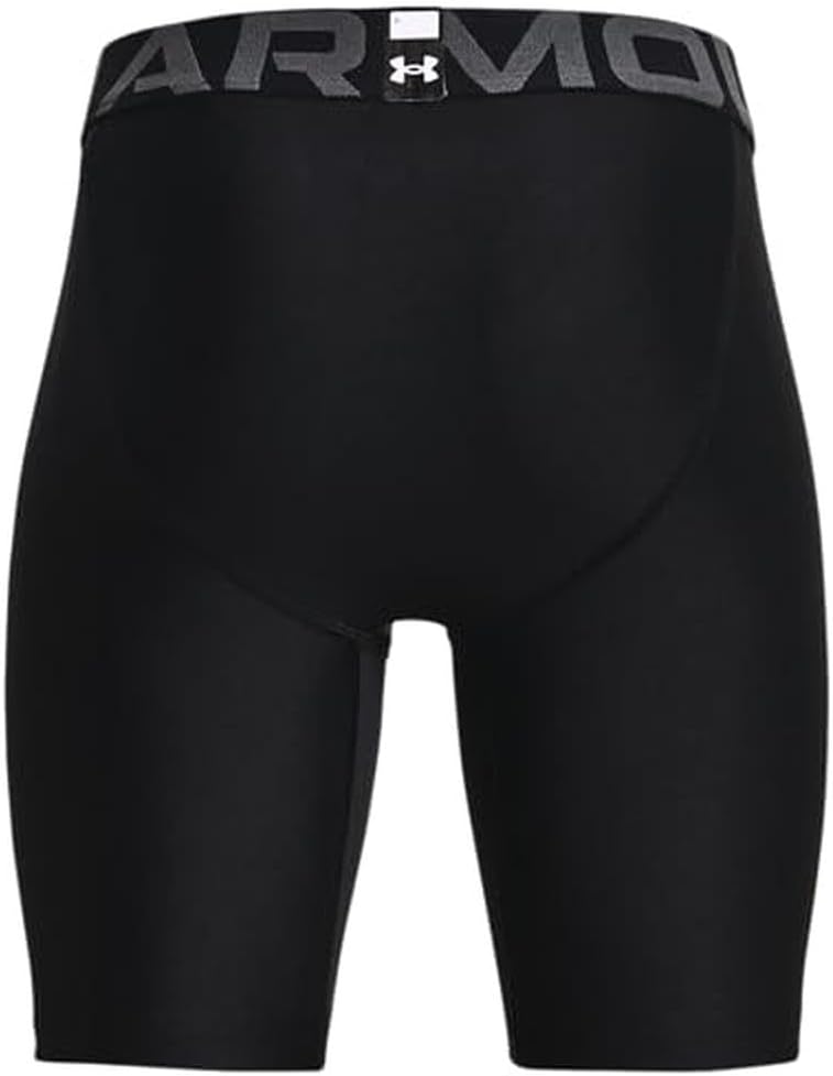 Детские шорты Under Armour HeatGear Armour, Black (001)/Pitch Gray — фото 4