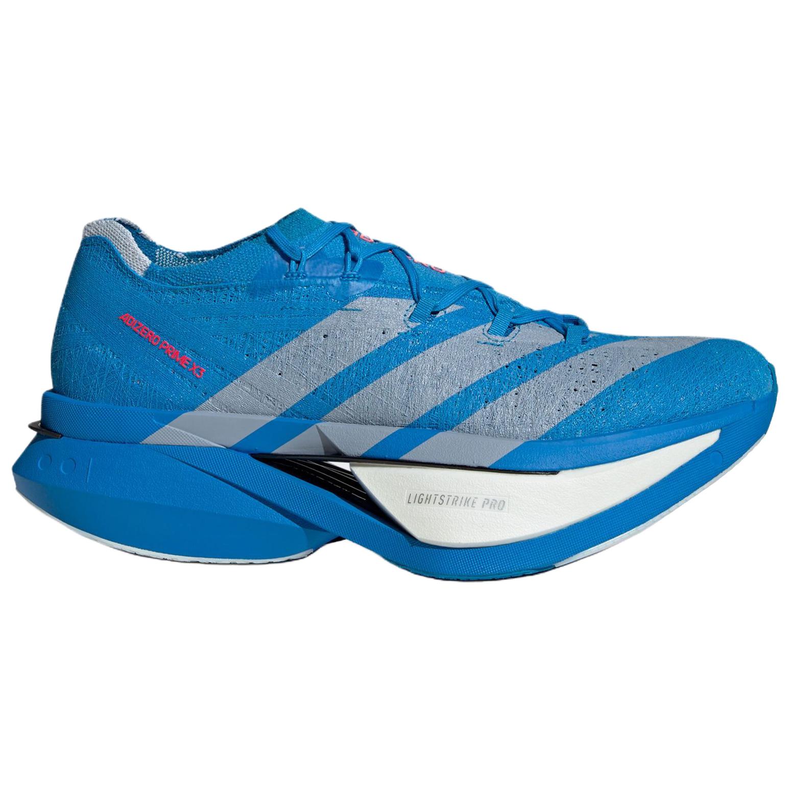 Adizero Prime X 3.0 Strung беговые кроссовки Unisex серый Adidas, синий серый — фото 3
