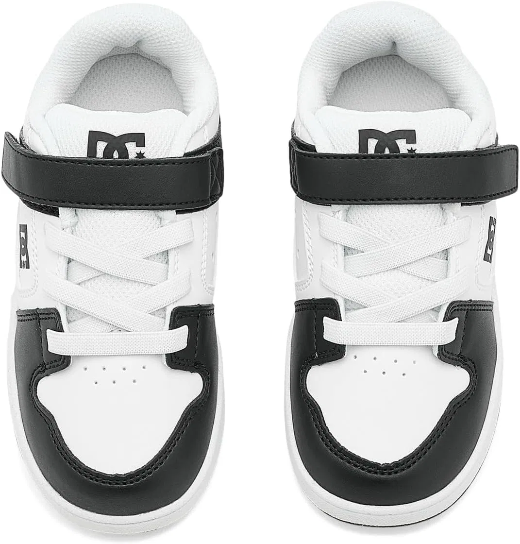 Кроссовки для скейтбординга DC Kids Manteca 4, Black/White — фото 2
