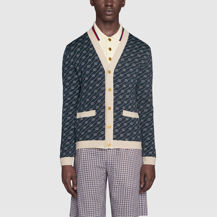 

Свитер мужской синий Gucci, синий