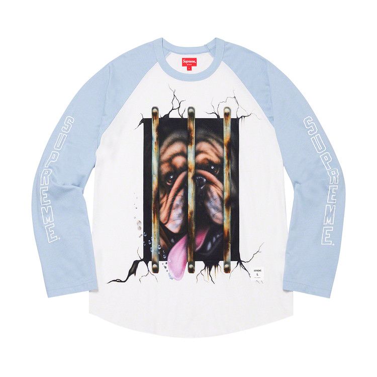 

Топ Supreme Dog Raglan Long-Sleeve Top, Blue