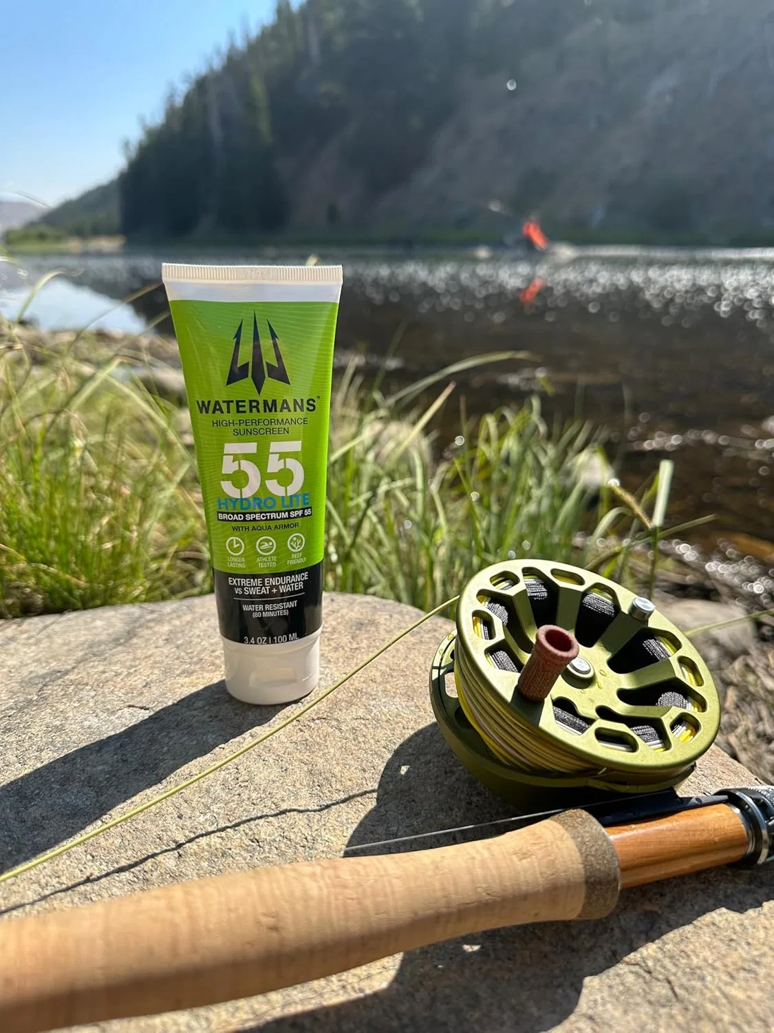 Солнцезащитный крем Waterman's HYDRO Lite SPF 55, 3.4 унции, без отдушки — фото 2