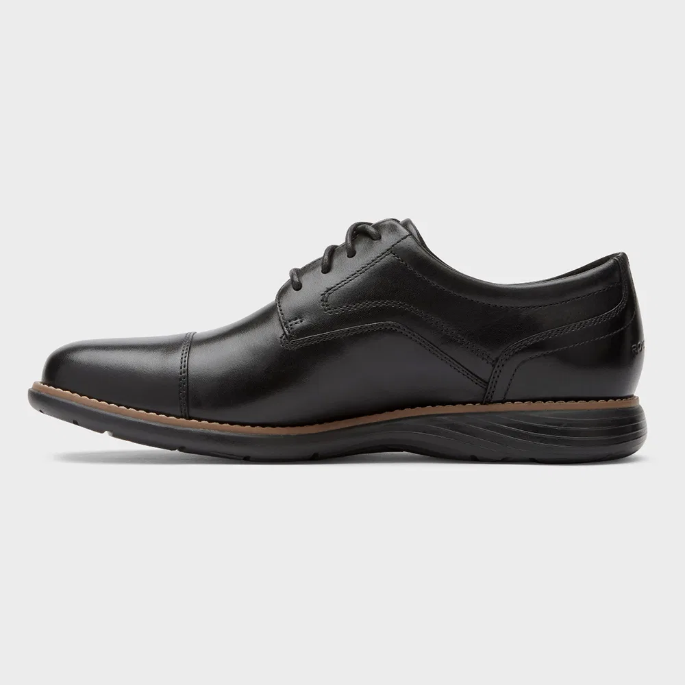 Мужские чёрные оксфорды Garett Cap Toe от Rockport — фото 3