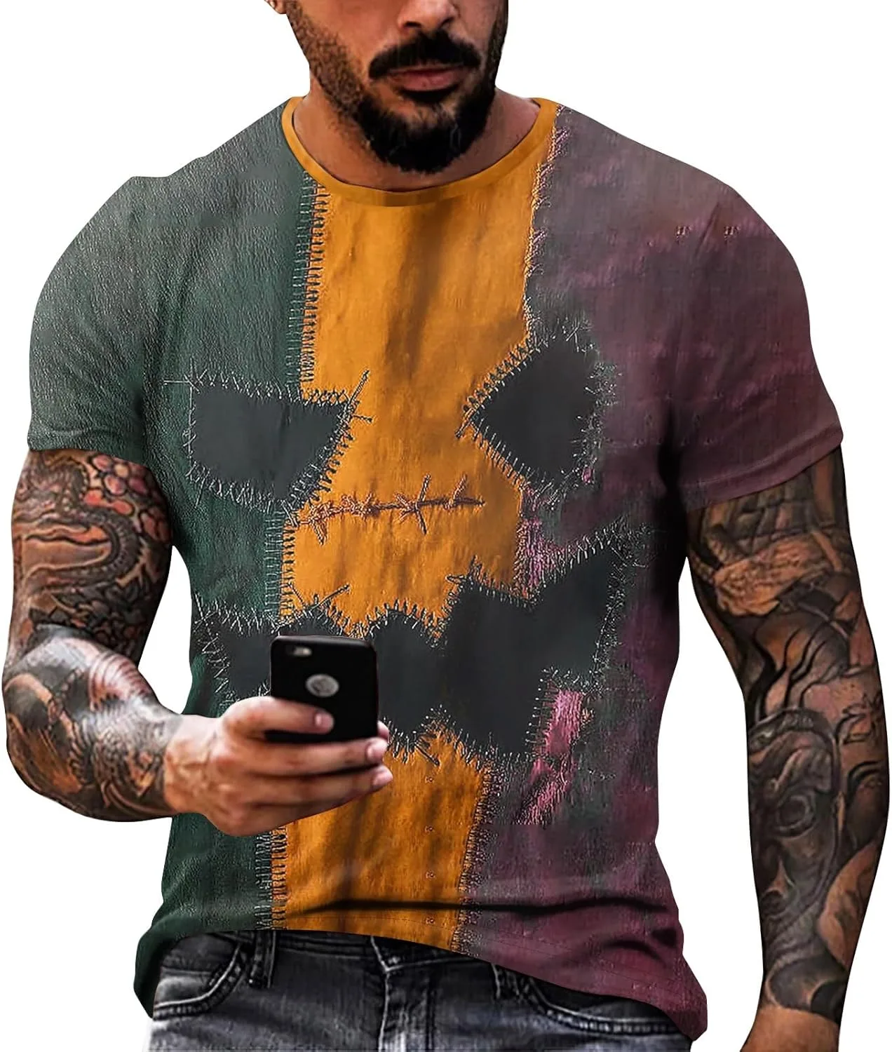 

Мужская футболка с принтом Kvsozwuty