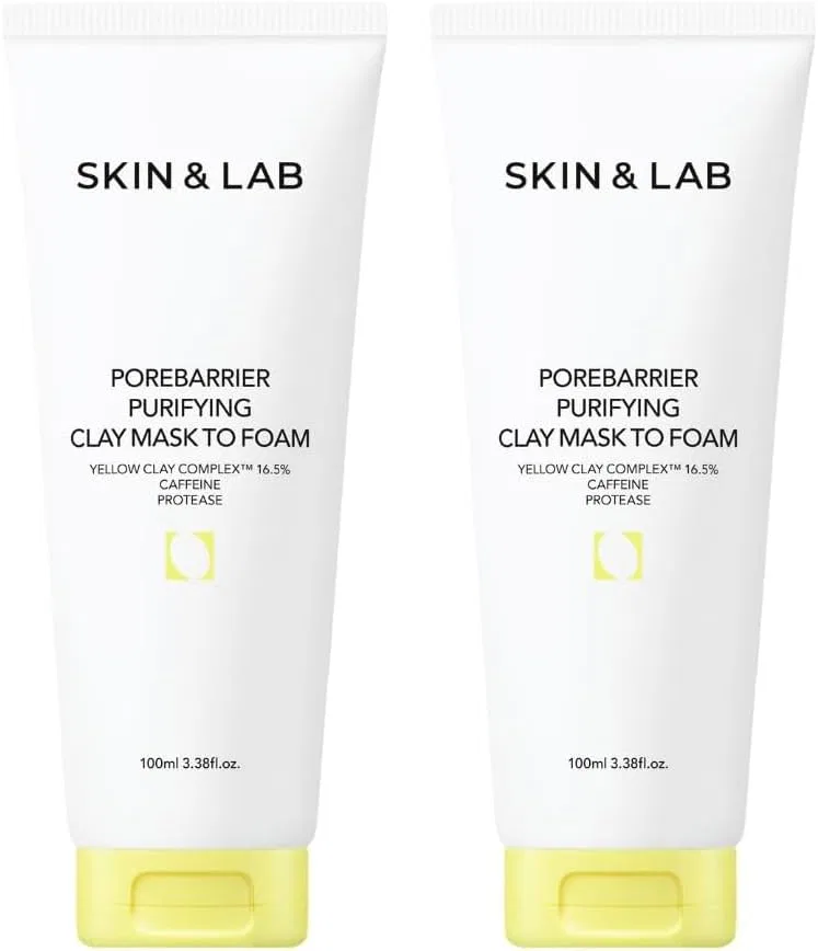 Набор Skin&Lab — Очищающая глиняная маска , 100 мл, набор 2 шт
