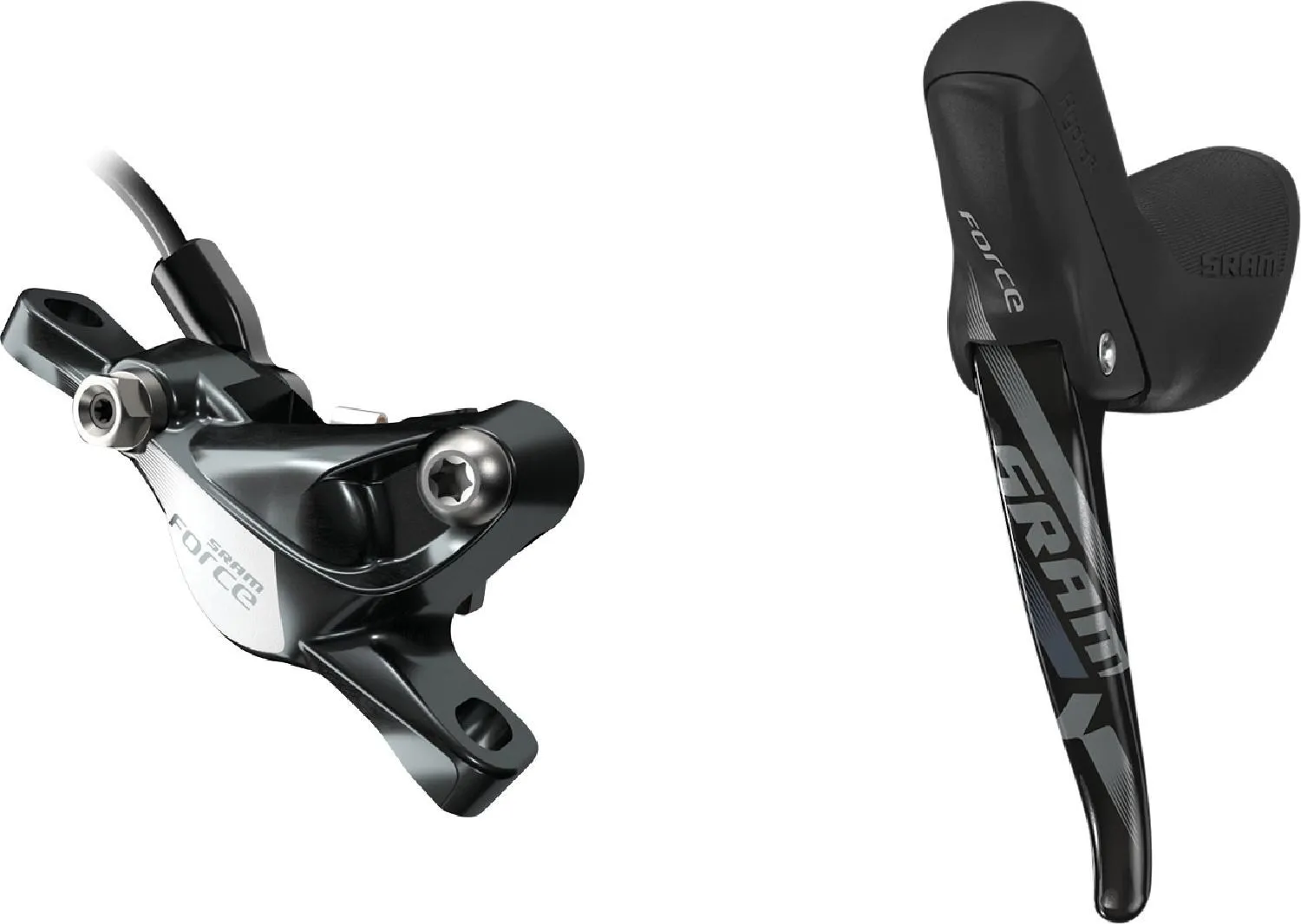

Дисковый тормоз Force 1 с суппортом Post Mount и рычагом SRAM, Black