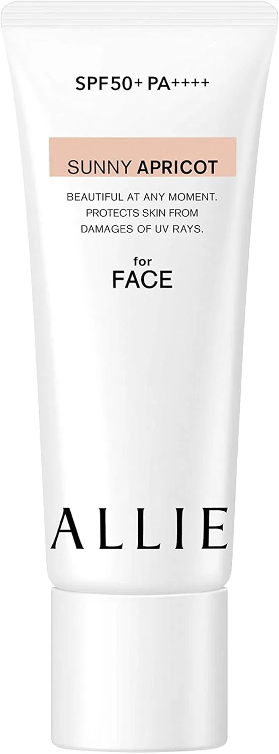 Солнцезащитный гель ALLIE Aliy Color Tuning UV AP SPF50+/PA++++, 40 г, абрикосово-розовый — фото 3