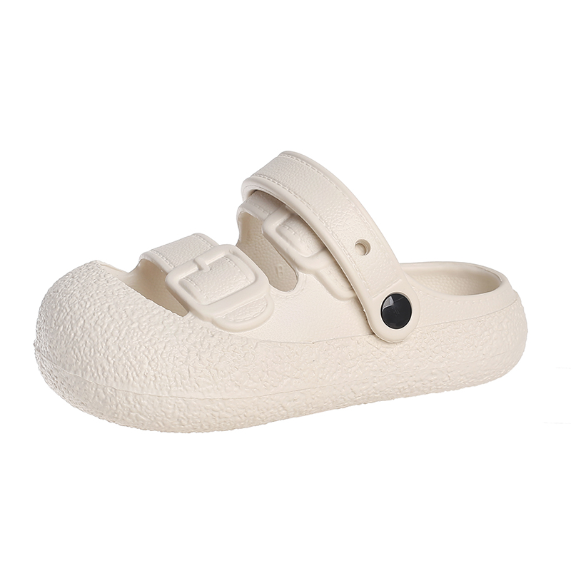 

Детские шлепанцы с противоскользящей, противоударной и дышащей подошвой CAMKIDS, белый