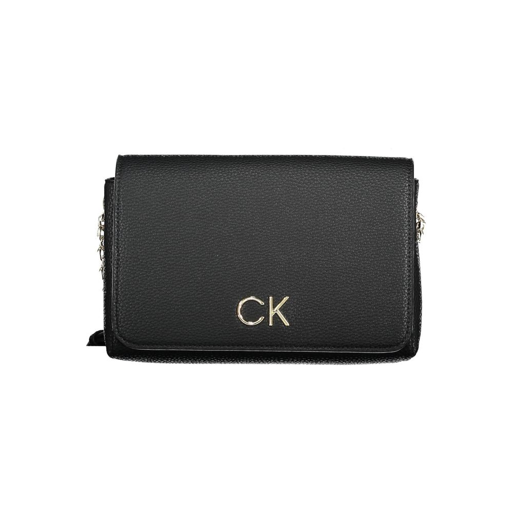 

Черная сумка из полиэстера Calvin Klein, черный