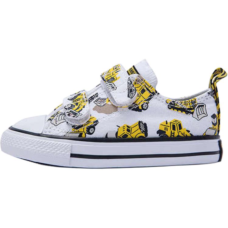 

Низкие детские кроссовки Chuck Taylor All Star для младенцев и малышей Converse, белый/желтый