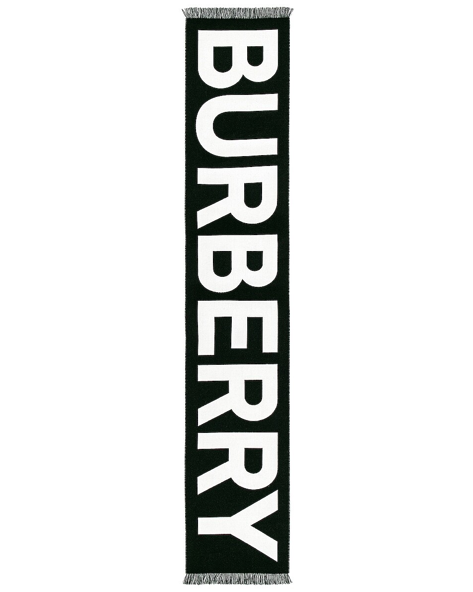 

Шарф Burberry Football, черный