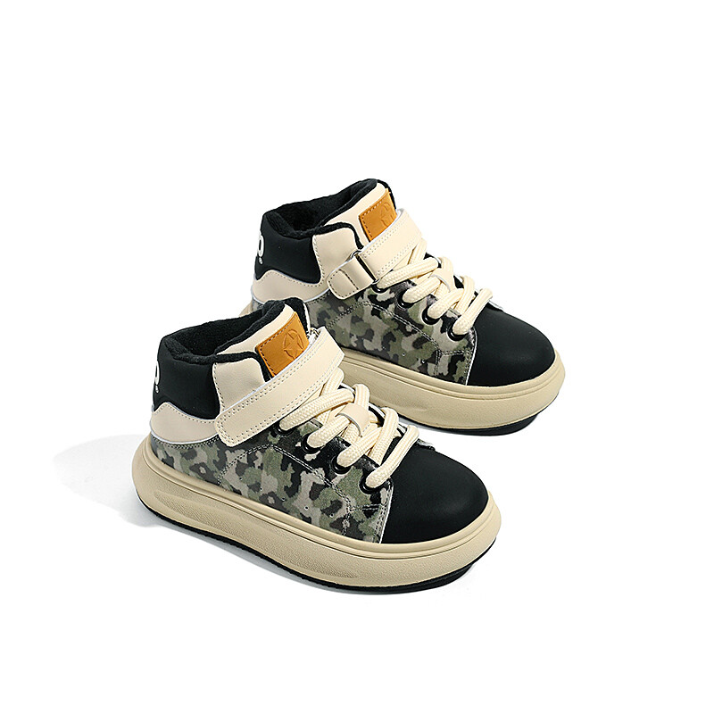 Кроссовки Jeep Kids Skateboarding Shoes Kids High-top Camouflage, цвет Camouflage — фото 2