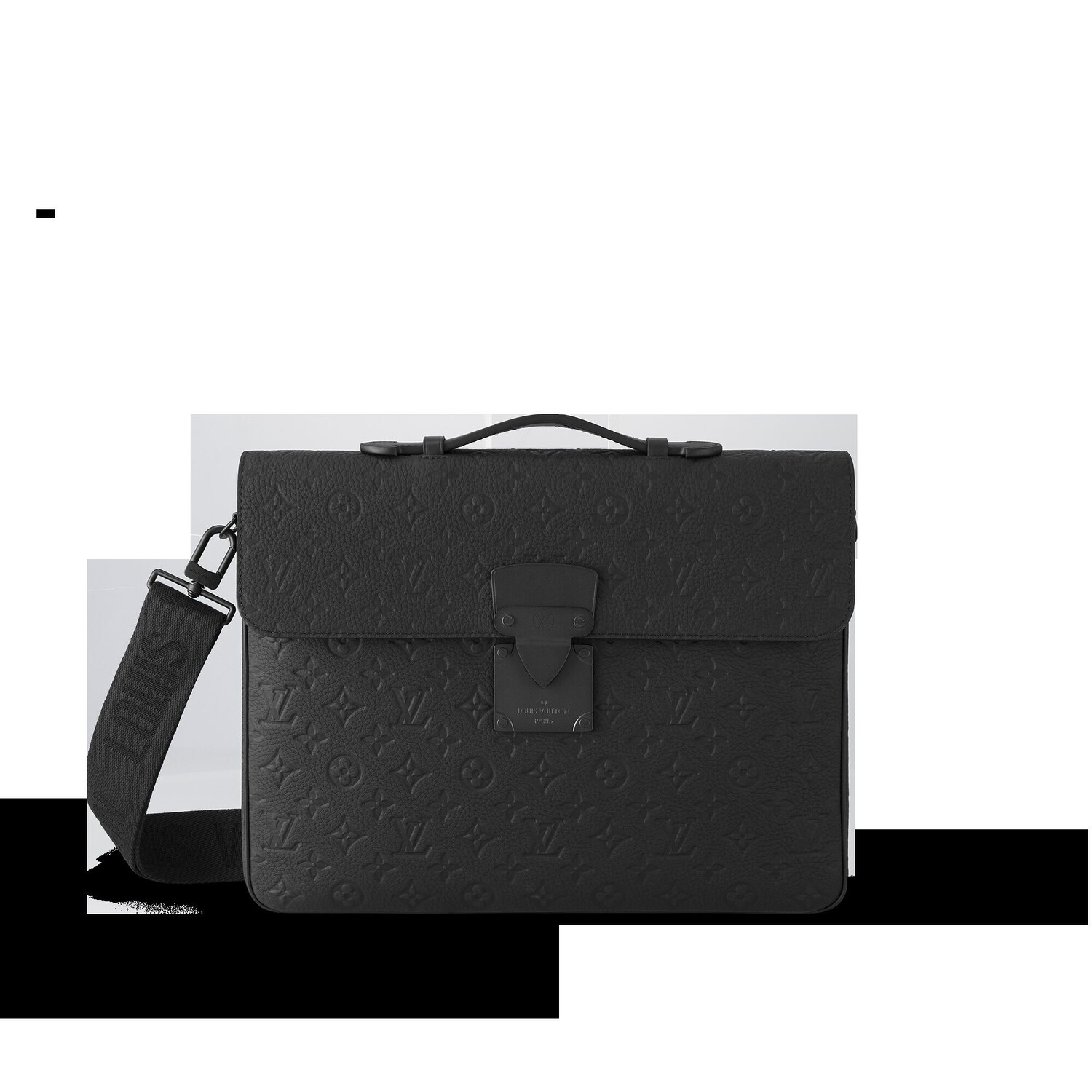 

Портфель с замком S Louis Vuitton, черный