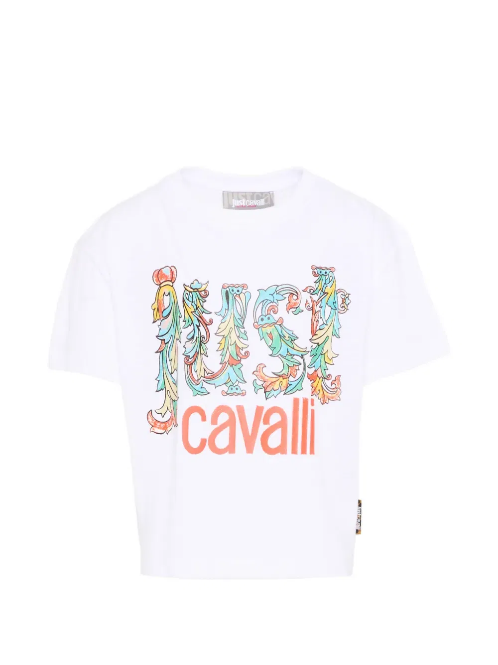 Футболка с принтом Just Cavalli Kids, белый