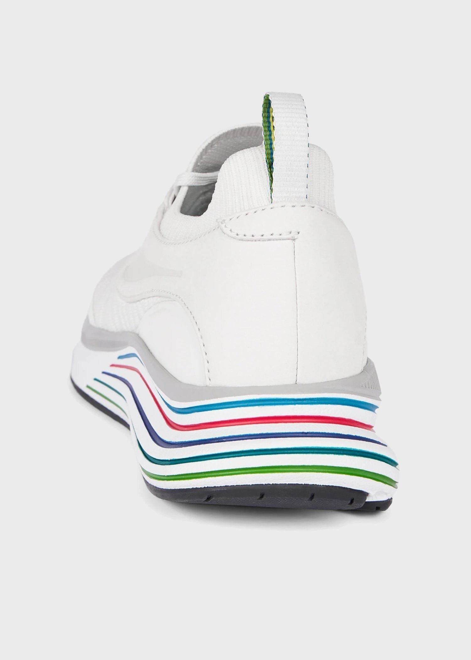 Вязаные кроссовки "Volt" Ps Paul Smith, white — фото 4