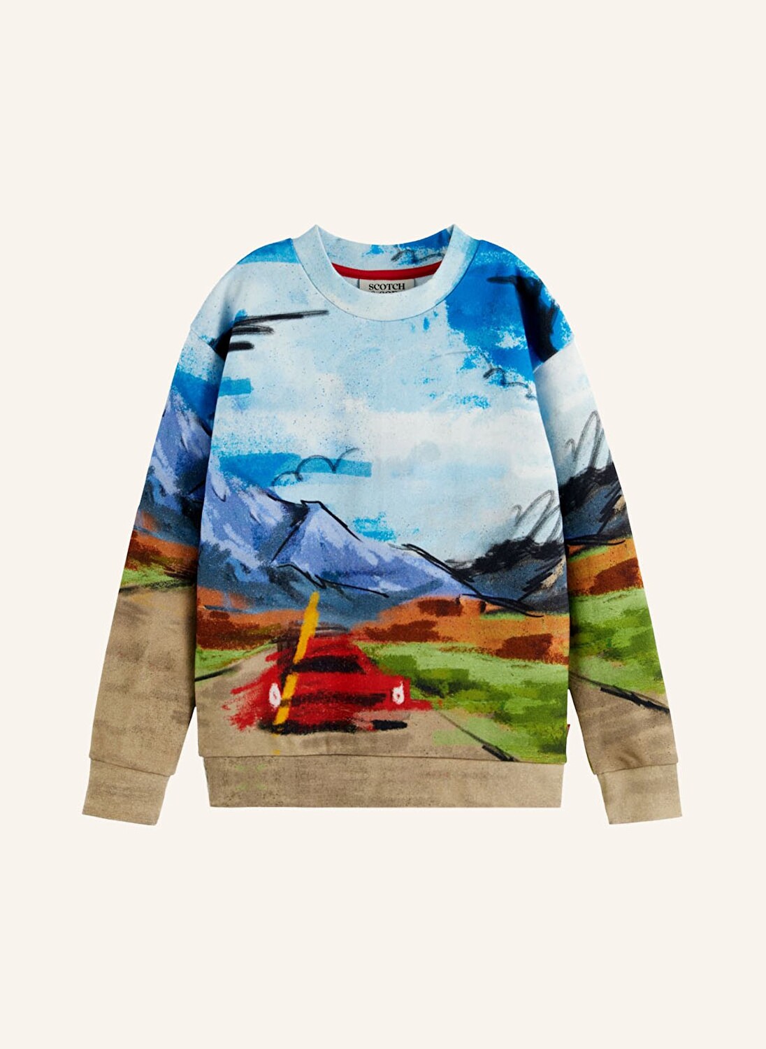 

Толстовка Scotch & Soda, голубой