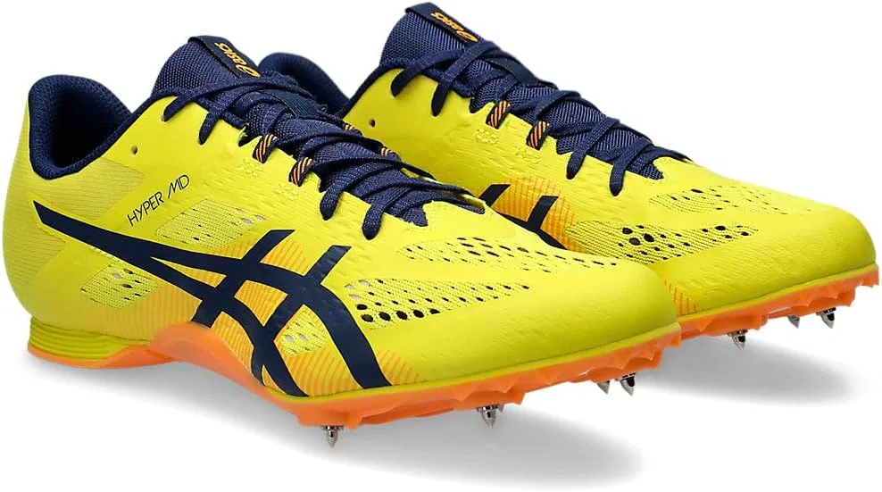 Мужские кроссовки ASICS Hyper MD 8, Bright Yellow Blue Expanse — фото 4