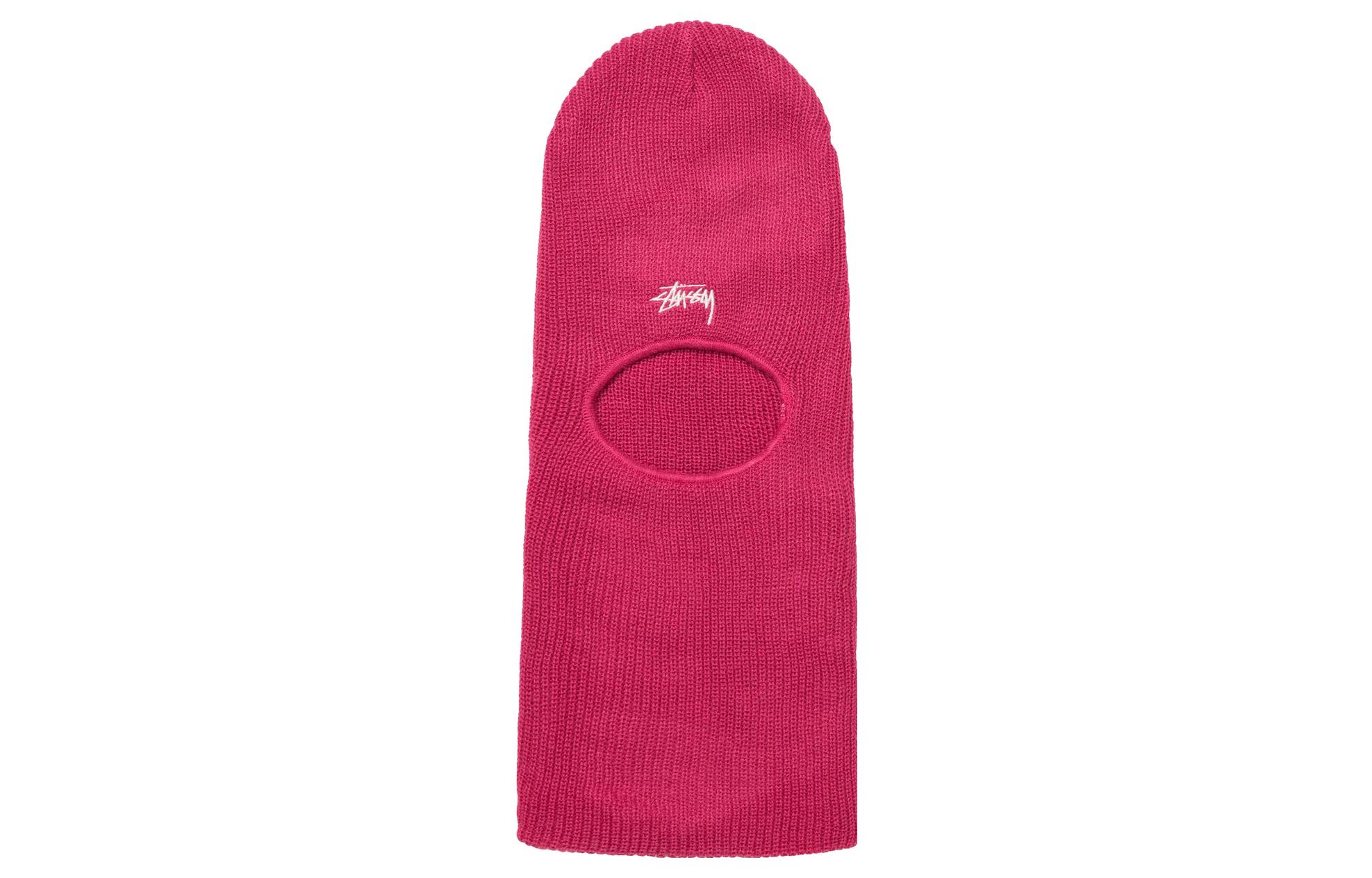 

Акриловая шапка мужская Stussy, фуксия