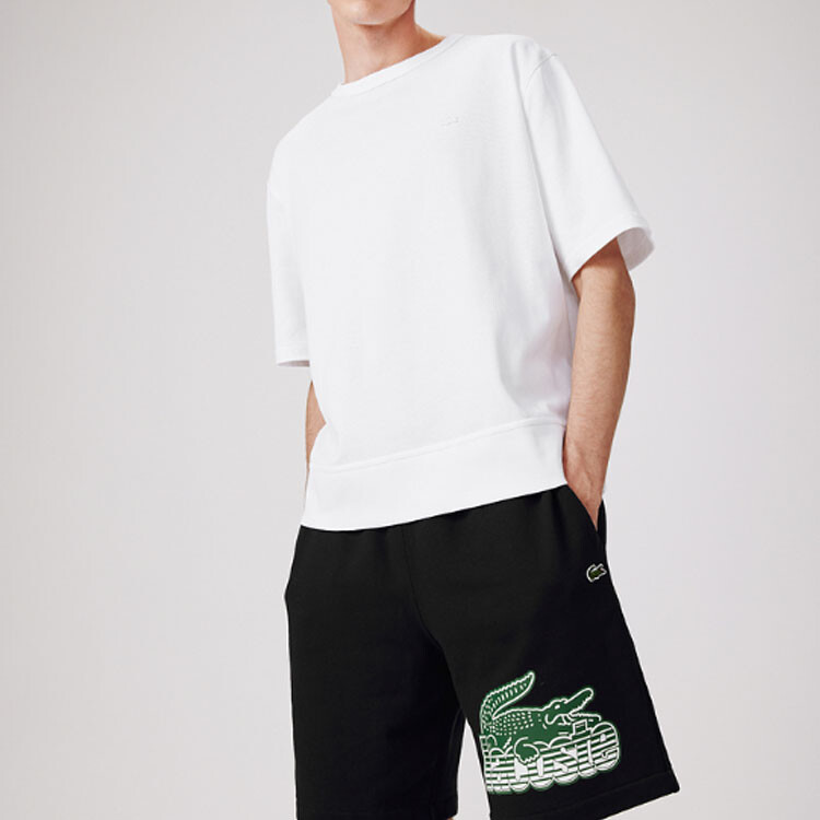 Футболка Lacoste TH0985, мужская, черная — фото 4