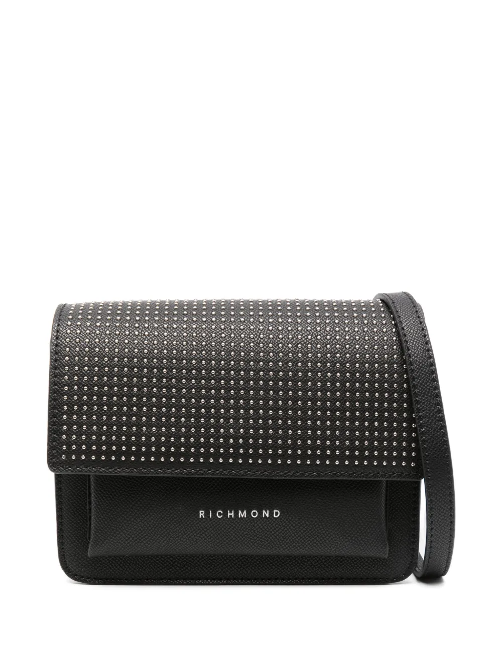 

Сумка через плечо с заклепками John Richmond, черный