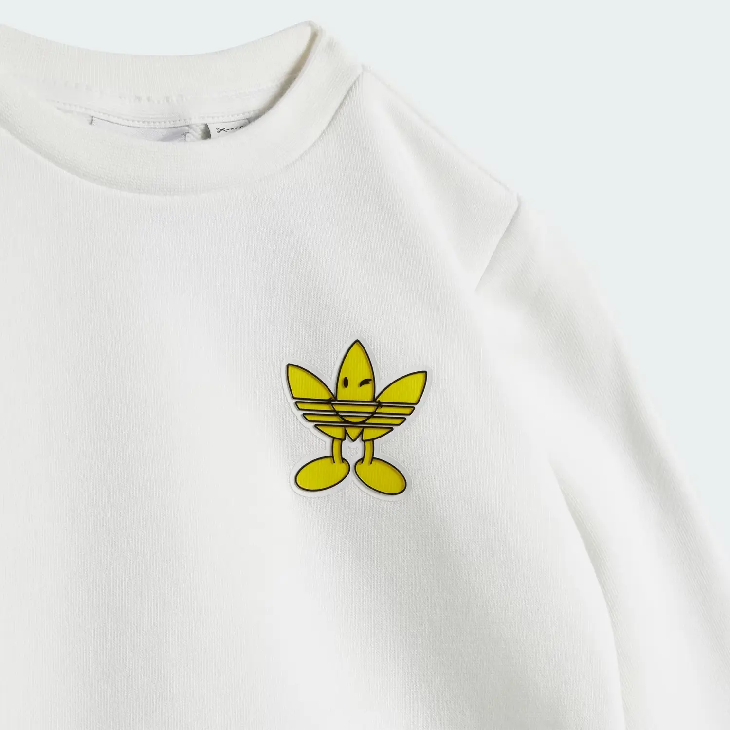 Adidas Originals Повседневный спортивный комплект crew белый/черный для малышей — фото 4