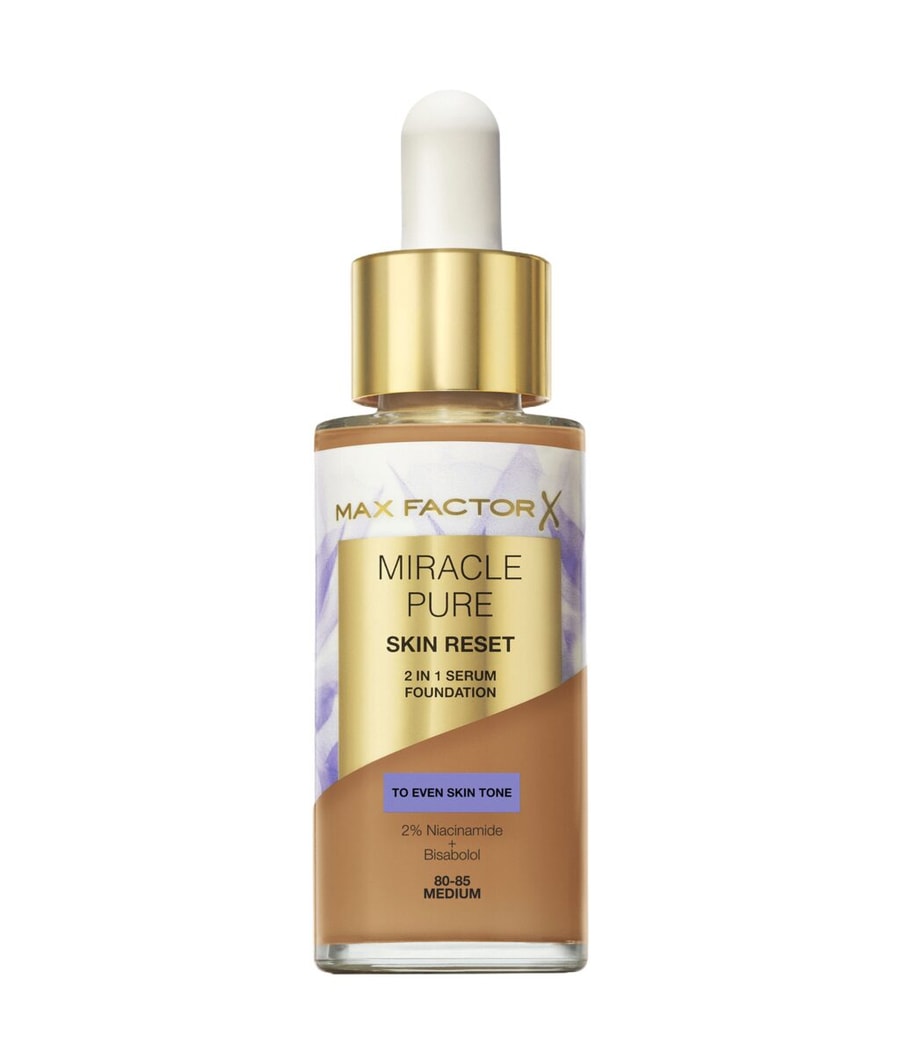 

Жидкая основа Max Factor Miracle Pure Skin Reset, 80-85 medium, 30 ml