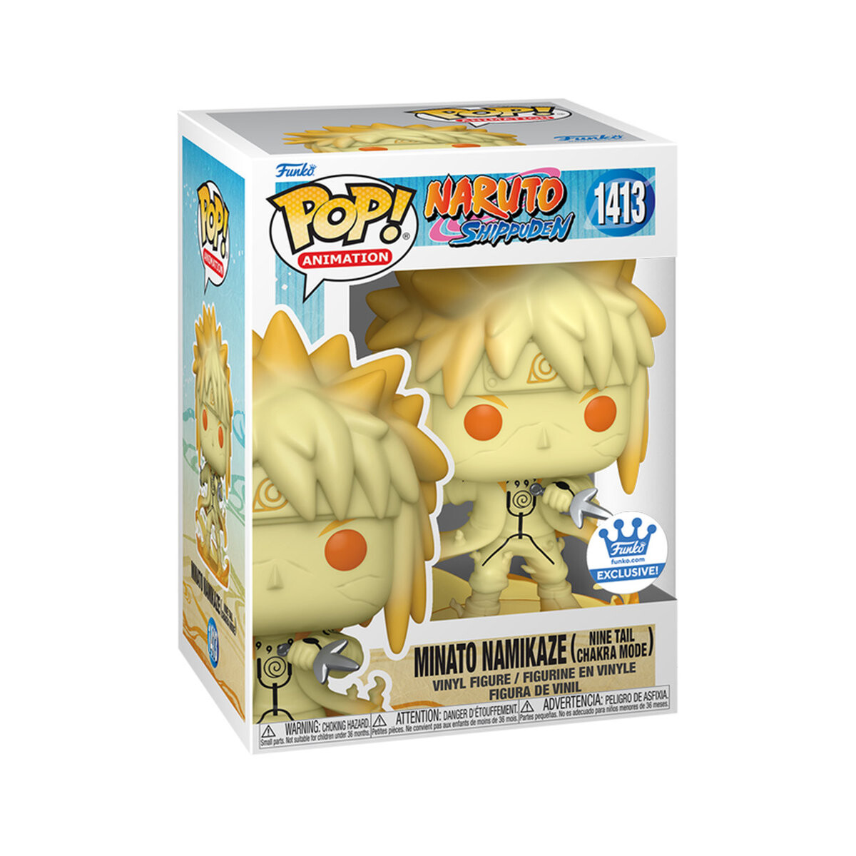 

Funko POP! Минато Намикадзе (Режим девяти хвостовой чакры) 1413 - Наруто