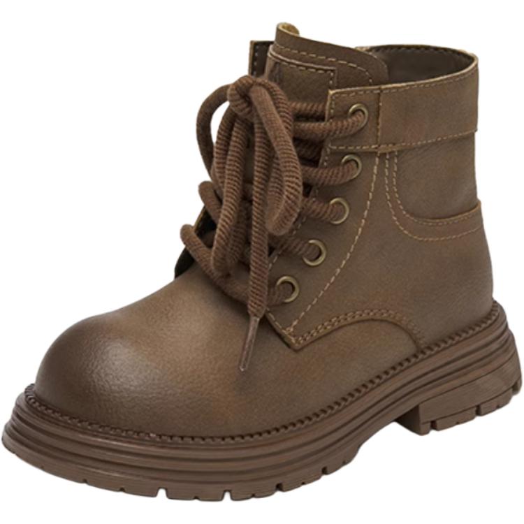 

Детские кожаные сапоги Kids Hush Puppies, коричневый