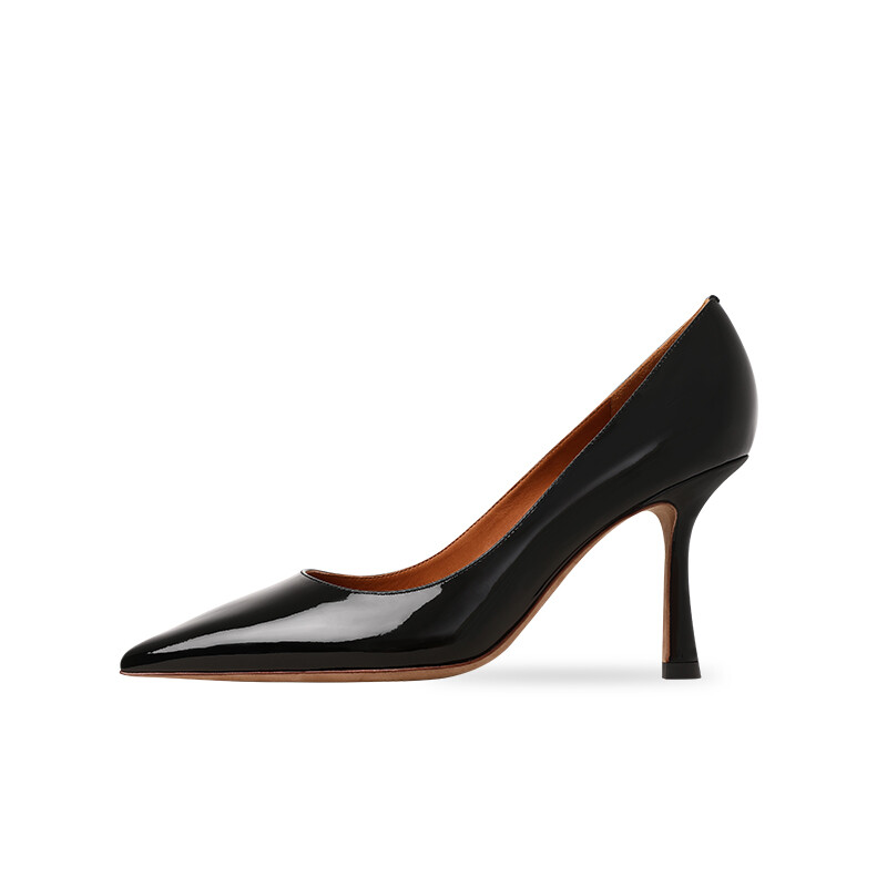 

Туфли женские на высоком каблуке Raizo, цвет Black lacquered leather - 8.5cm