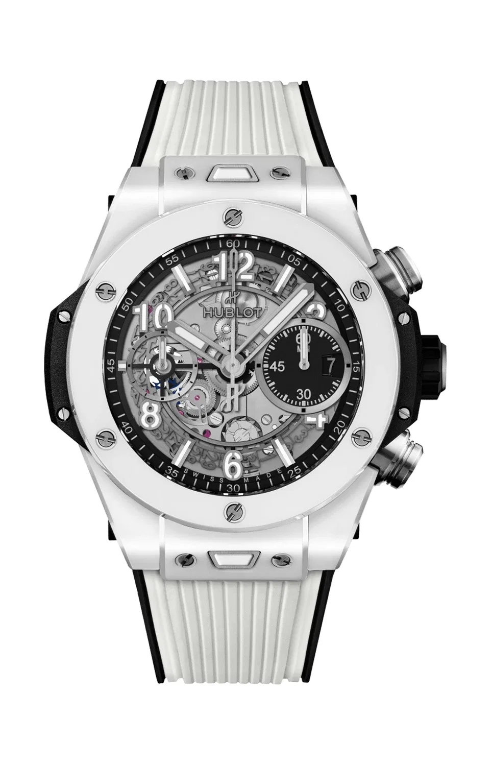 Биг Бэнг Унико Белая Керамика 42 мм - 441.HX.1171.RX HUBLOT, черный