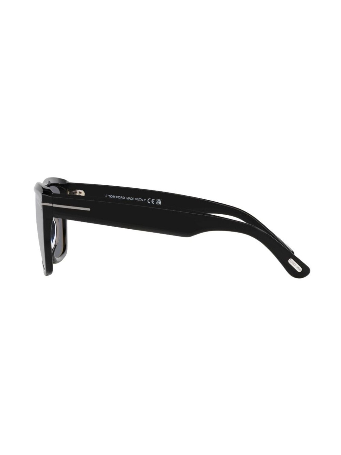 TOM FORD Eyewear солнцезащитные очки Alberto в квадратной оправе, черный — фото 3