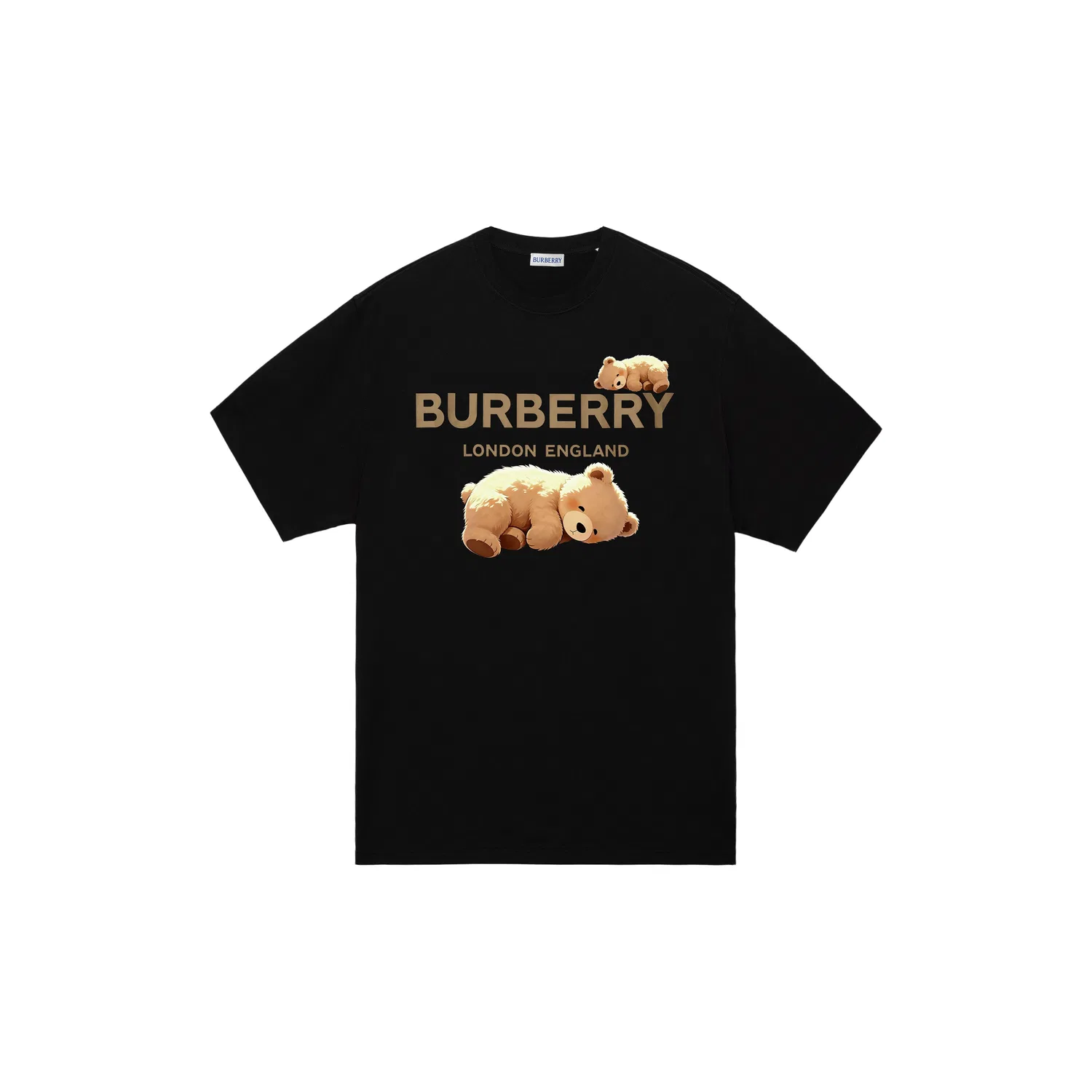 Футболка Burberry мужская с логотипом, черный