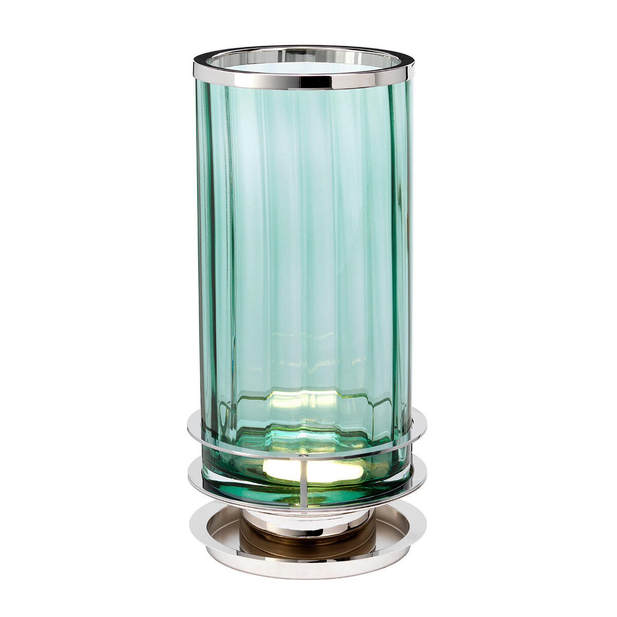 

Настольная лампа Elstead Lighting, 17,1x36,4 см, цвет Grün/Nickelfarben