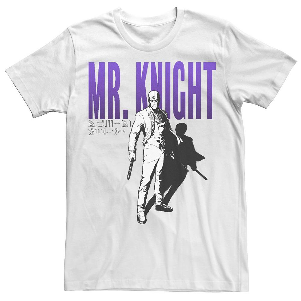 

Мужская футболка Marvel Moon Knight Mr Shadow Licensed Character, белый