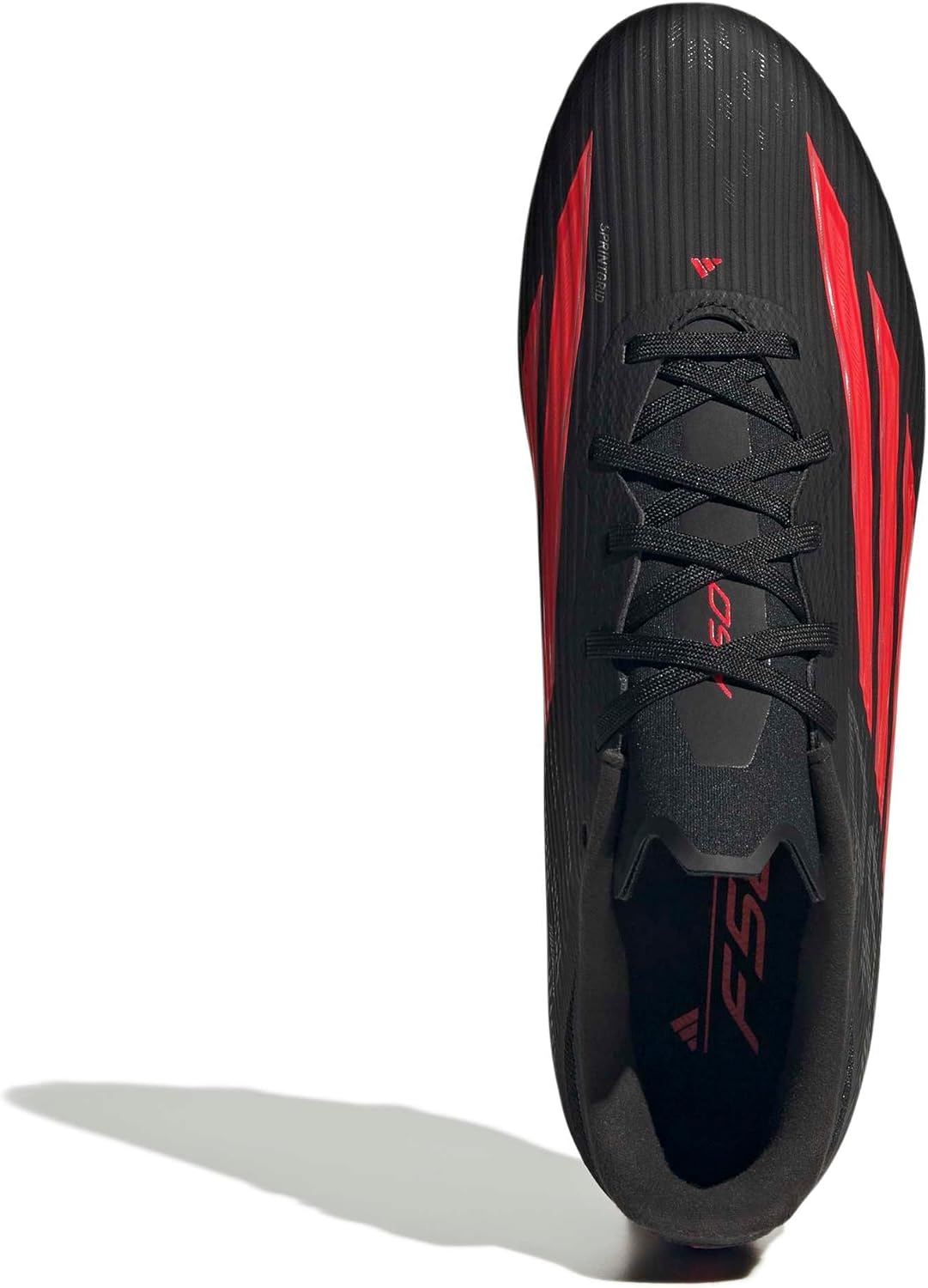 Кроссовки Adidas Unisex-Adult F50 Лига Firm Ground/Multi Ground, черный/красный/ярко-красный — фото 2
