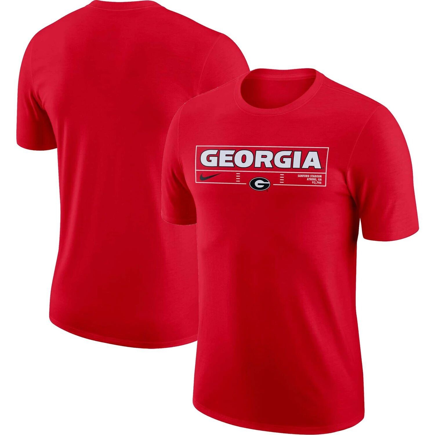 

Мужская красная футболка Georgia Bulldogs с надписью Stadium Nike, Красный, Мужская красная футболка Georgia Bulldogs с надписью Stadium Nike