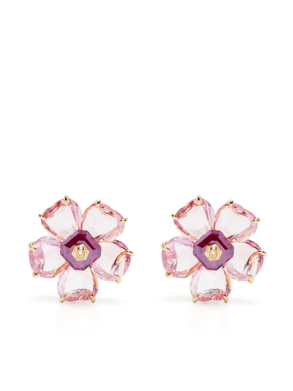 

Серьги Idyllia Swarovski, золотой