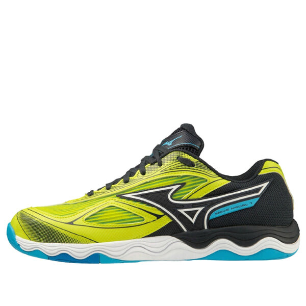 

Кроссовки wave medal 7 'yellow black light blue' Mizuno, желтый