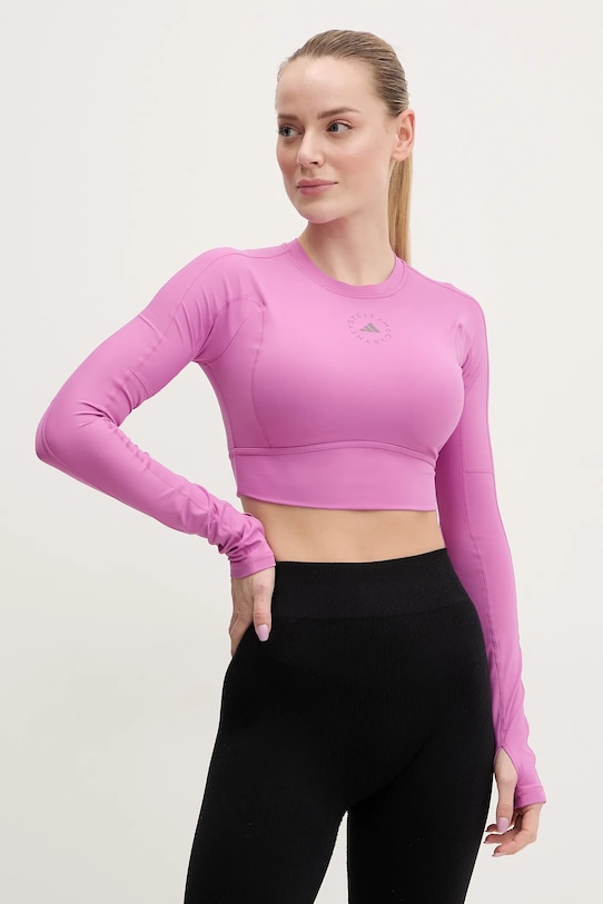 

Лонгслив для тренировок TrueStrenght Adidas By Stella Mccartney, фиолетовый