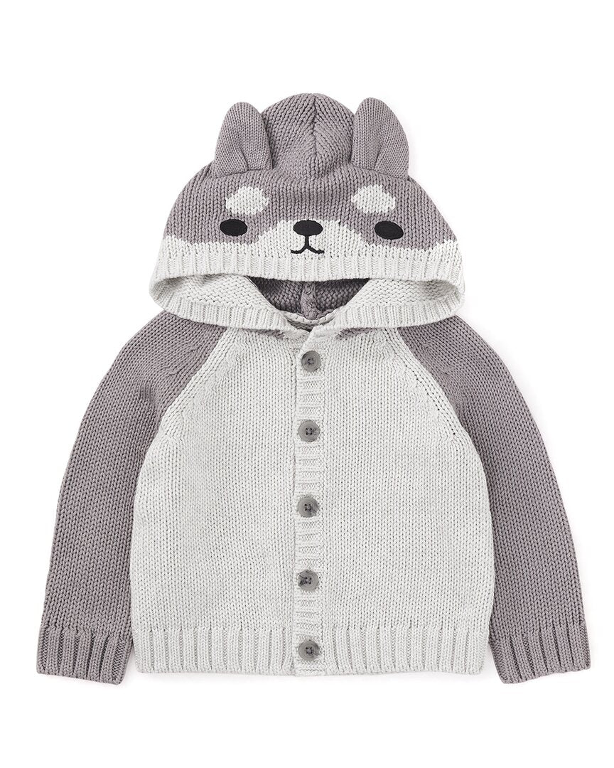 

Кардиган с ушками хаски Tea Collection, серый