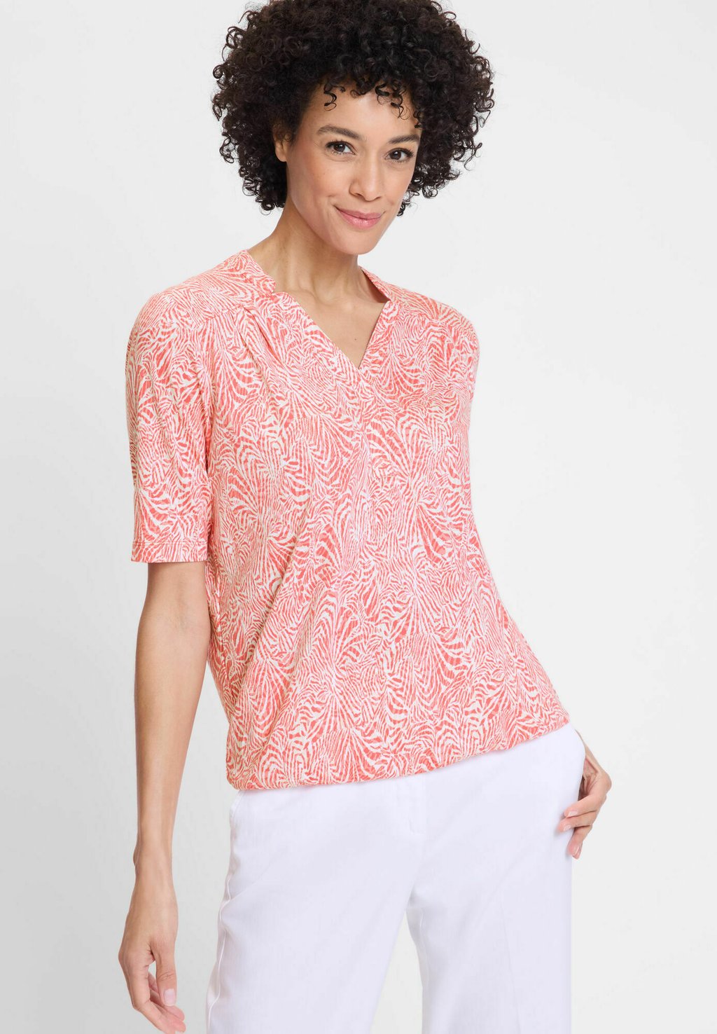

Топ Tunic Olsen, светло-розовый