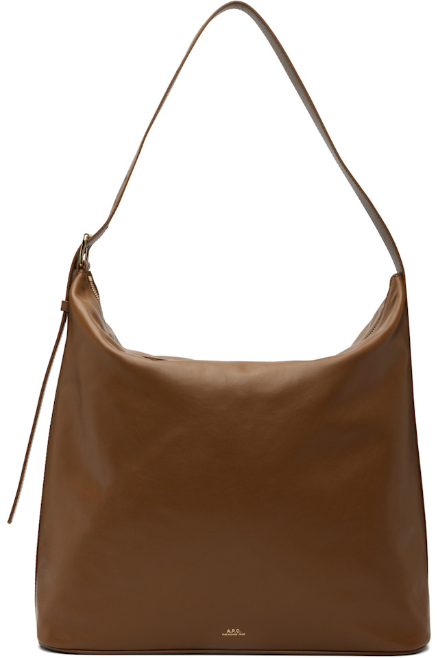 

Вера большая сумка A.P.C., цвет caramel